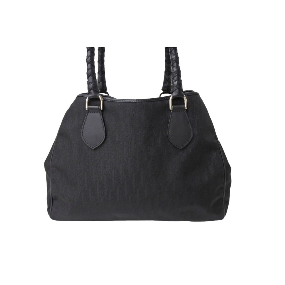 Dior Black Christian Trotter Bag Tote Lovely
